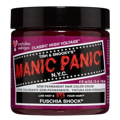Image de Manic Panic Cotton Candy Classic Crème, coloration rose semi permanente, vegan, sans ingrédients d&#039;origine animale, 1 x 118 ml