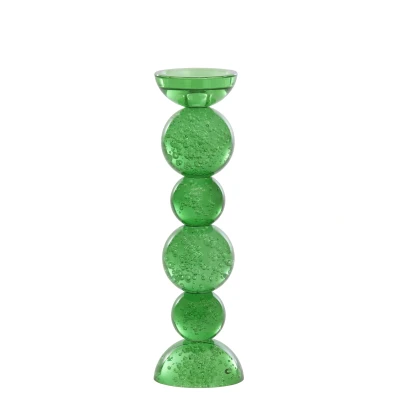 Afbeelding van Light &amp; Living Kandelaar ITINGA Ø9.5x34cm Groen