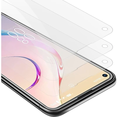 Afbeelding van Cadorabo 3x Screenprotector geschikt voor Oukitel C21 PRO Beschermende Pantser Film in KRISTALHELDER Getemperd (Tempered) Display beschermend glas 9H hardheid met 3D Touch