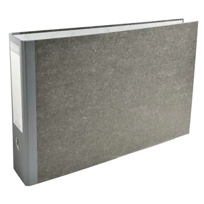 Image de Classeur Exacompta à levier 32x48cm Dos 80mm A3 Horizontal Gris