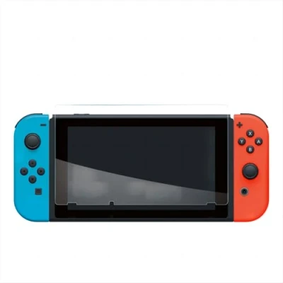 Afbeelding van NITHO Displaybeschermfolie van gehard glas, compatibel met Switch console, hardheid 9H, hoge duurzaamheid, zonder luchtbellen, krasbestendig en schokbestendig (2 stuks)