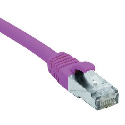 Image de Cordon RJ45 catégorie 6 F/UTP LSOH snagless rose 15 m