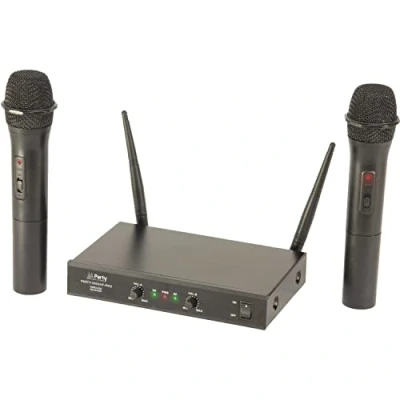 Afbeelding van Party Sound 200UHF MKII draadloos UHF microfoon systeem