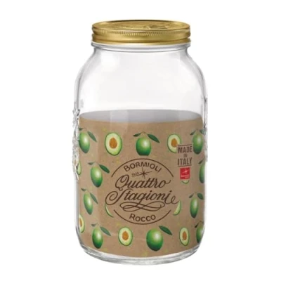 Afbeelding van Bormioli Aqua fles 1 liter met dop, liter, roestvrij staal, transparant