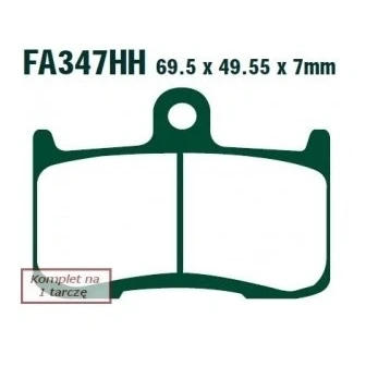 Afbeelding van EBC Brakes FA347HH Remblokkenset