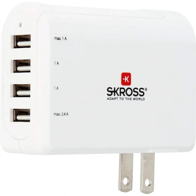 Afbeelding van Skross USB kabel 2.0 C stekker, stekker 2.00 m Wit Rond SKCA0006C CMULTICN