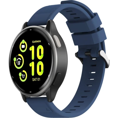 Afbeelding van imoshion bandje Geschikt voor Garmin Fenix 6 Pro / 7 5 Plus Instinct Approach S60 Quickfit Siliconen Donkerblauw