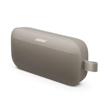 Afbeelding van Bose SoundLink Flex (2e generatie) Bluetooth luidspreker, draagbare luidspreker voor buiten met hifi geluid, 12 uur batterijduur, waterdicht en stofdicht, steengrijs (Grès)