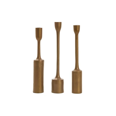Afbeelding van Light &amp; Living Kandelaar TRESCALES Set van 3 Ø6.5x35.5cm Brons