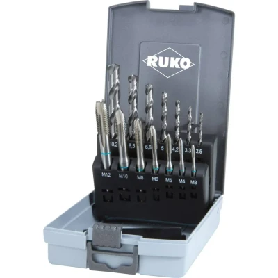 Afbeelding van RUKO 245048RO Machinetapboorset 14 delig Metrisch DIN 371, 376 HSS 1 set(s)