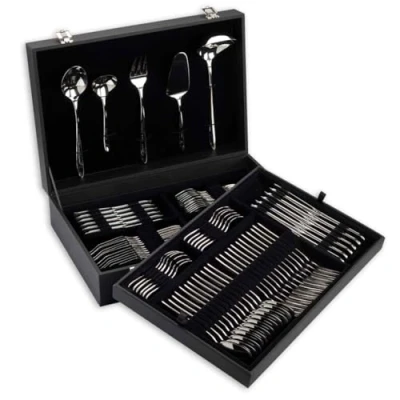 Afbeelding van Arcos Berlin Serie Geschenkdoos Bestekset 113 delig (Complete Set) Eendelig Roestvrij Staal Zilverkleurig