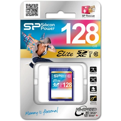 Afbeelding van Silicon Power SP128GBSDXAU1V10 flashgeheugen 128 GB SDXC