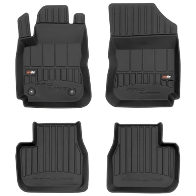Afbeelding van M MOTOS Rubberen vloermat voor Citroen C4 Cactus 2014 2020, verbeter je reiscomfort met de zwarte 3D antislip mat auto, alle weersomstandigheden, bescherming tegen vuil