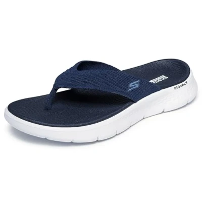 Afbeelding van Skechers O t g GO WALK FLEX SPLENDOR sandalen voor dames, Marineblauwe stof.