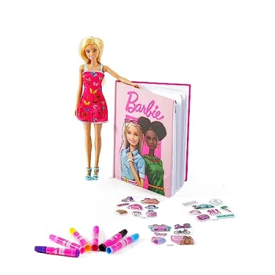Afbeelding van Barbie set dagboek met pop