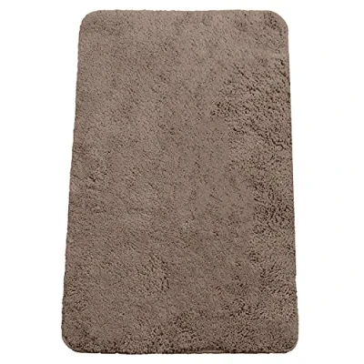 Afbeelding van Badmat 50x80cm Rechthoek Taupe