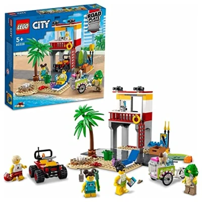 Image de LEGO® City 60328 Le poste de secours sur la plage