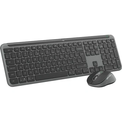 Image de Logitech Signature Slim Combo MK950 for Business Ensemble clavier et souris 100% full size sans fil Bluetooth 5.1 LE QWERTZ Allemand graphite
