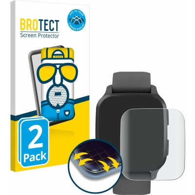 Afbeelding van BROTECT Screenprotector voor Garmin Venu Sq 2 / Music Folie Beschermfolie matte volledig dekking (2 Stuks)