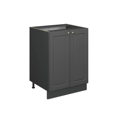 Afbeelding van Vicco Fame Line Keukenkast antraciet goud 60 cm zonder werkblad