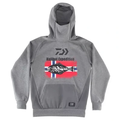 Afbeelding van Daiwa D Vec Snood Hoodie Norway Grijs XL Vis trui
