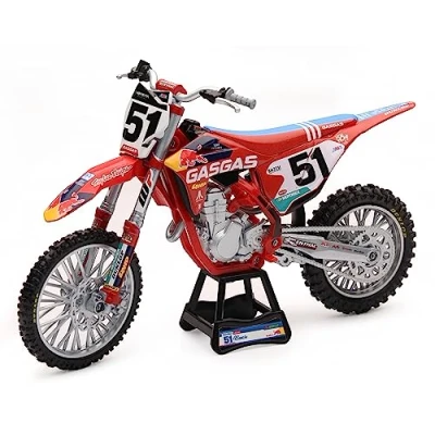 Afbeelding van NewRay Justin Barcia Red Bull GasGas MC450F Replica Miniatuur Crossmotor 1/12 Schaalmodel 58303