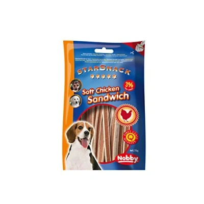 Afbeelding van Nobby Starsnack Soft Chicken Sandwich 375 g