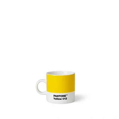 Afbeelding van Pantone Espressobeker Bone China 120 ml Yellow 012 C
