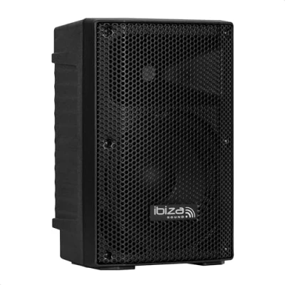 Image de Ibiza XTK8 MKII Enceinte SONO Passive 8/20 cm Tweeter 25mm à compression Système Bass Reflex Poignée et roulettes NOUVELLE VERSION Noir Fête, évènements, club, conférence