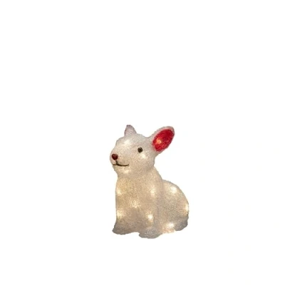 Afbeelding van Konstsmide 6236 103 Acryl figuur Haas Warmwit LED Wit