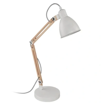 Afbeelding van EGLO Torona 1 Tafellamp E14 60,5 cm Wit/Natuur