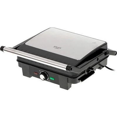 Afbeelding van Adler AD 3051 elektrische contact grill XL RVS