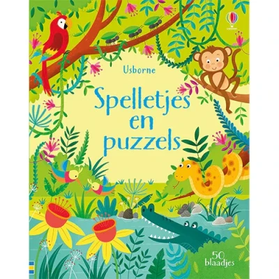 Afbeelding van Uitgeverij usborne spelletjes en puzzels