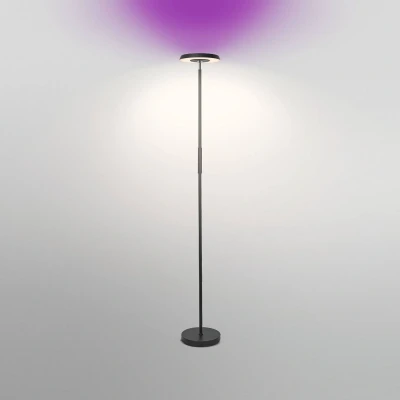 Afbeelding van Ledvance SMART+ WIFI FLOOR UPDOWN Wand en staande lamp, zwart, 13,5 W, 2165 lm, wit licht instelbare kleur, twee lichtbronnen, dimbaar, lange levensduur, RGB licht,