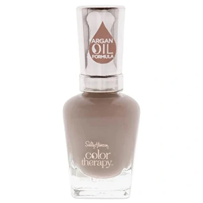 Afbeelding van Sally Hansen Color Therapy Steely Serene Arganolie Nagellak Taupe Instant &amp; Glanzende Finish nr. 150 14 ml
