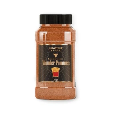 Afbeelding van Minotaur Spices I Wonder Pommes 700 g Mélange d&#039;épices pour frites, Sel frites en boîte