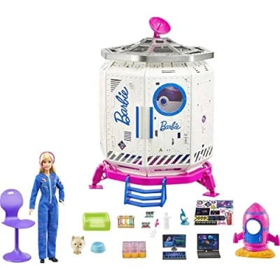 Afbeelding van Barbie Ruimteverkenning Ruimtestation Speelset Speelfigurenset
