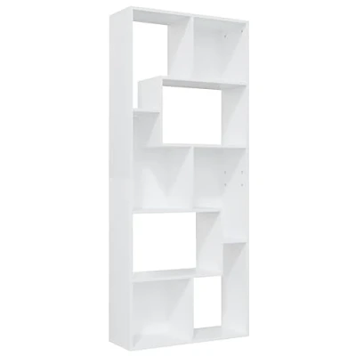 Afbeelding van vidaXL Boekenkast, wit, 67 x 24 161 cm, bewerkt hout