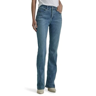 Afbeelding van Lee Flex Motion Regular Fit Bootcut Jeans voor dames, Paradise Dream