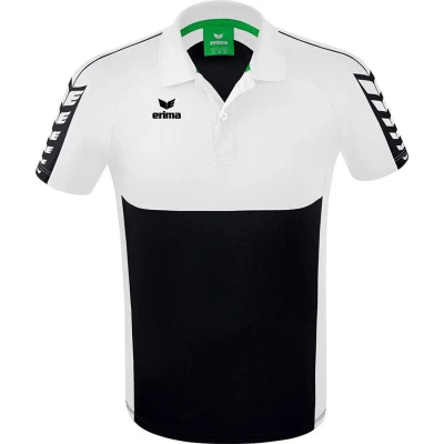 Afbeelding van Six Wings polo zwart/wit / XXXL