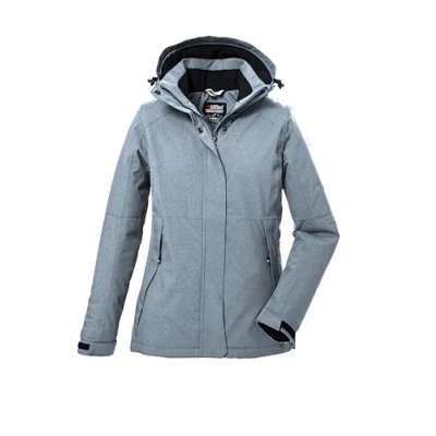 Afbeelding van killtec 39702 000 KOW 37 WMN JCKT Veste fonctionnelle d&#039;extérieur pour femme avec capuche amovible Gris mélangé Taille 36