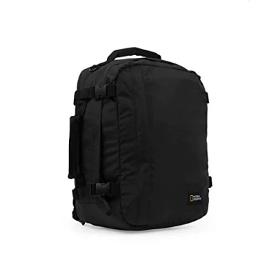 Afbeelding van National Geographic 3 in 1 Handbagage Rugzak / Laptop Reistas Weekendtas 23 Liter (S) Hybrid Zwart
