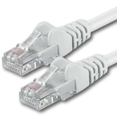 Afbeelding van 1aTTack.de 20 m wit 1 stuk CAT.6 netwerkkabel Ethernet LAN CAT6 patchkabel 1000 Mbit/s