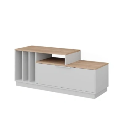Afbeelding van Vicco Lowboard Betti, Wit/Sonoma, 120 x 49.9 cm