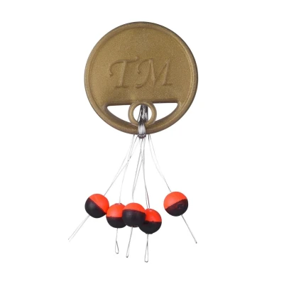 Afbeelding van Trout Master Mini Pilots 5mm (5 pcs) Kleur : Black Red