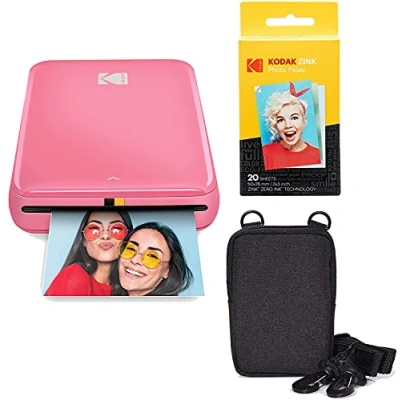 Afbeelding van KODAK Step fotoprinter, draadloos, met zinktechnologie (roze)