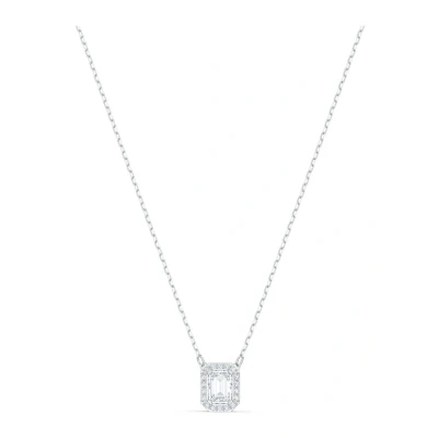 Afbeelding van Swarovski dames Ketting met hanger en kristal in de kleur Zilver
