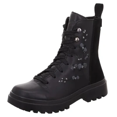 Afbeelding van Superfit ABBY Veterboots voor kinderen, Maat: 27, Schwarz Leer