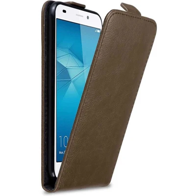 Afbeelding van Cadorabo Hoesje geschikt voor Honor 5C in KOFFIE BRUIN Beschermhoes flip design Case Cover met magnetische sluiting