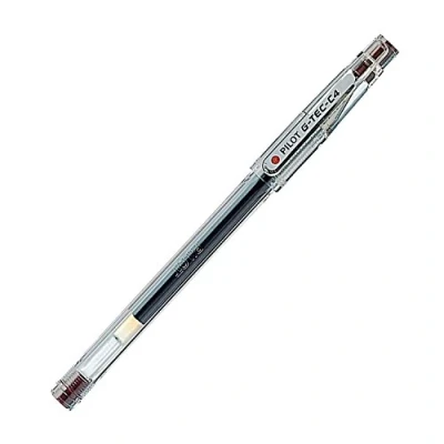 Image de Pilot Pen G Tec C4 0,4 mm Gel Microtip Stylo à bille Bleu clair marron
